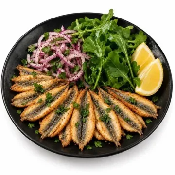 HAMSİ + SALATA
