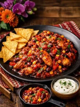 mexıcan soslu tavuk